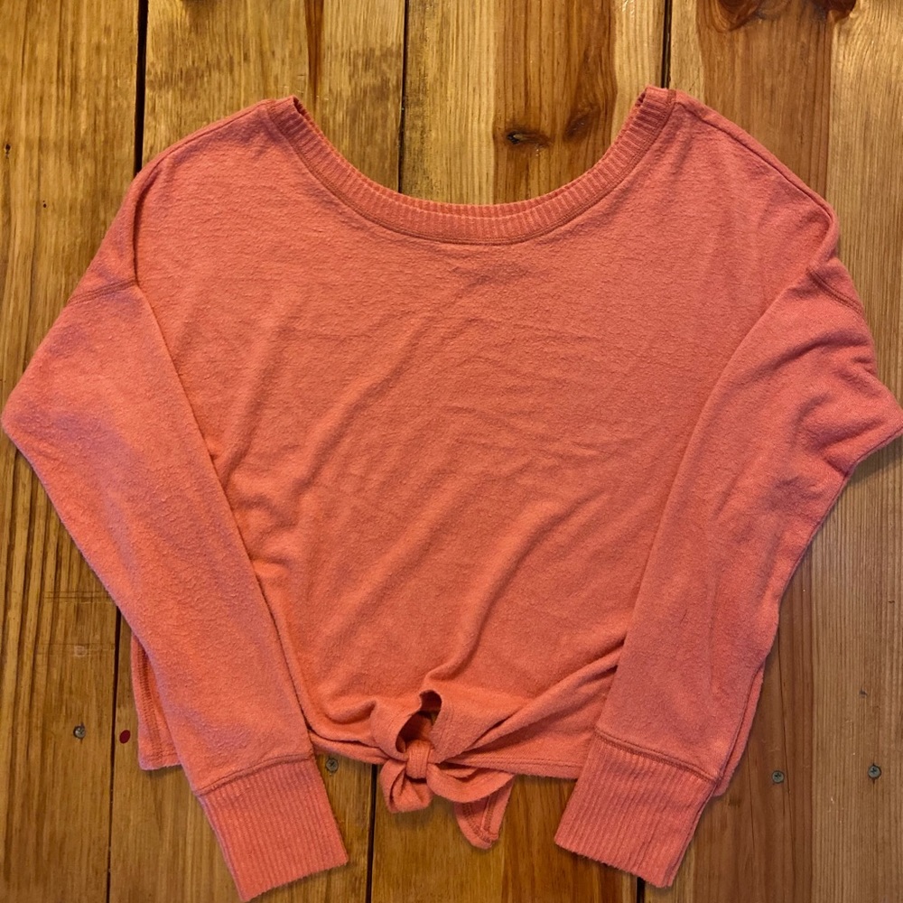 Pink long sleeve top